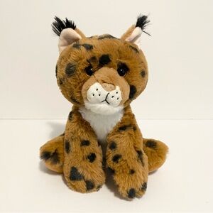 Petting Zoo Lynx Plush Spotted Kitty Cat Stuffed Animal Toy Zoo Figure 8” Toy